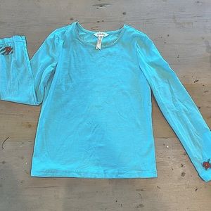 Matilda Jane Aqua Long Sleeve Shirt - Size 10